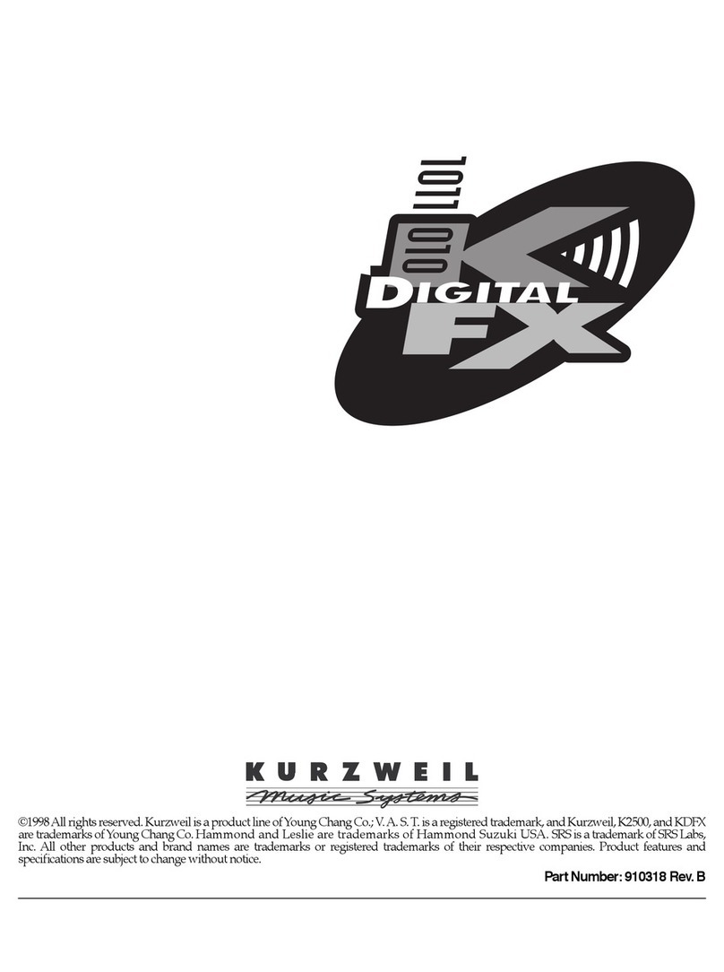 Kurzweil KDFX manual