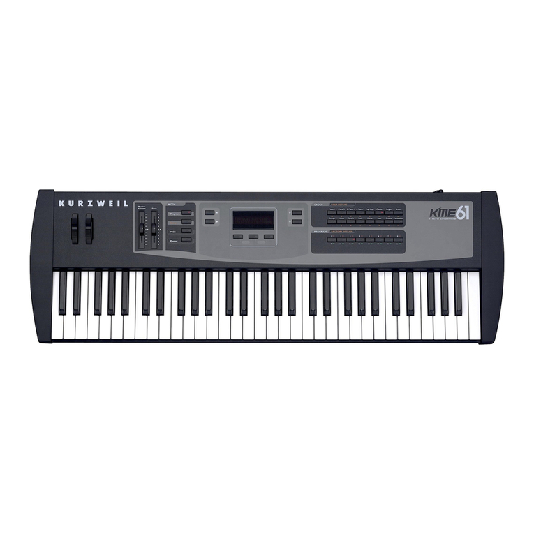 Kurzweil KME61 - REV A User manual