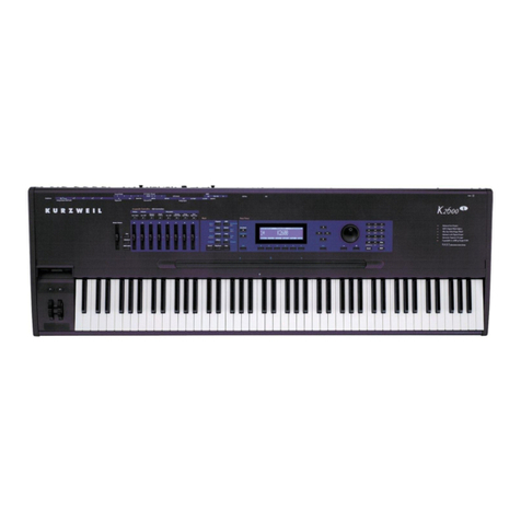 Kurzweil K2600 V4 GM MODE - REV B User manual