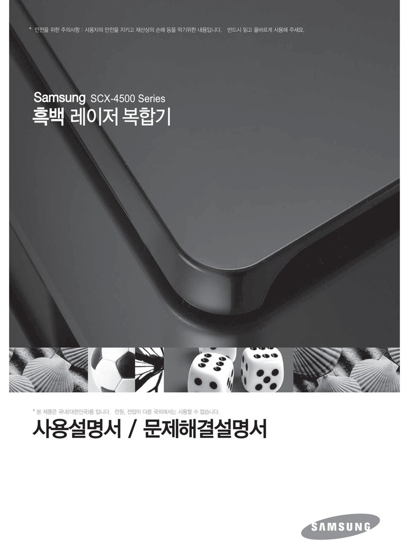 Samsung SCX 4500 - B/W Laser - All-in-One User manual
