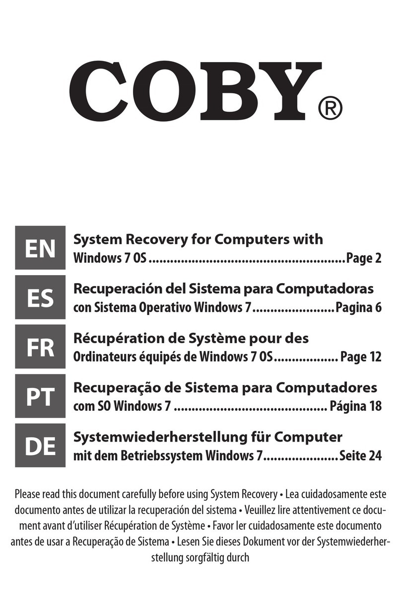 Coby NBPC1023 User manual