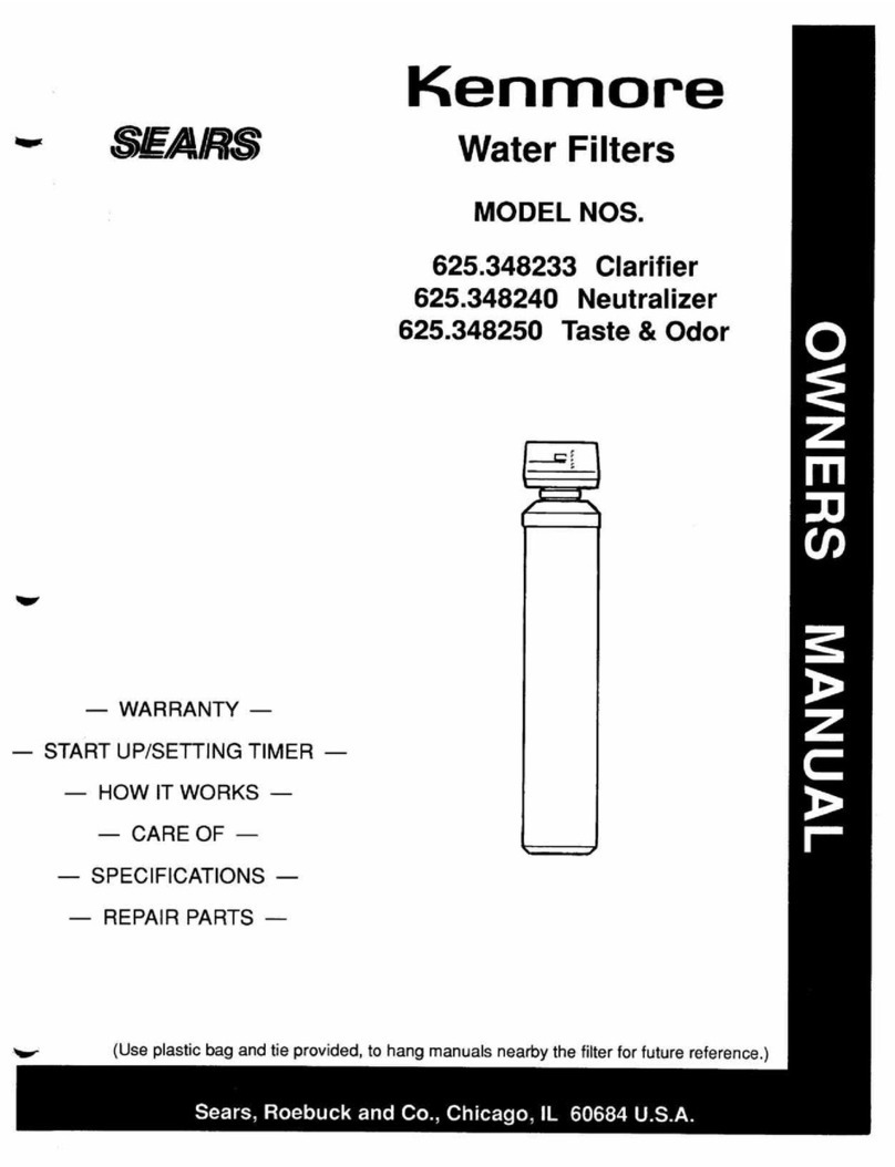 Kenmore 625.348233 User manual