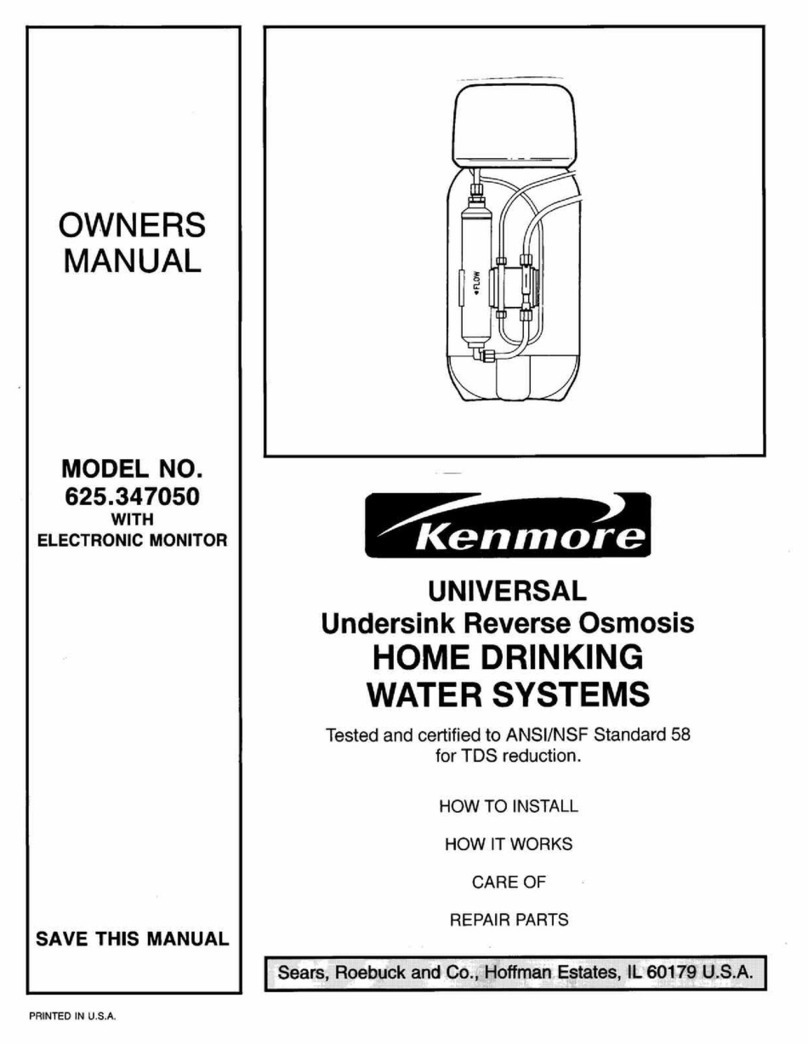 Kenmore 625.347050 User manual