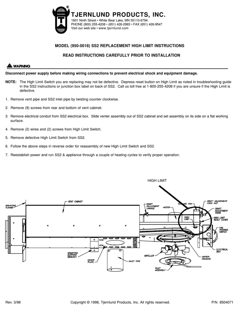 TJERNLUND SIDESHOT SS2 manual