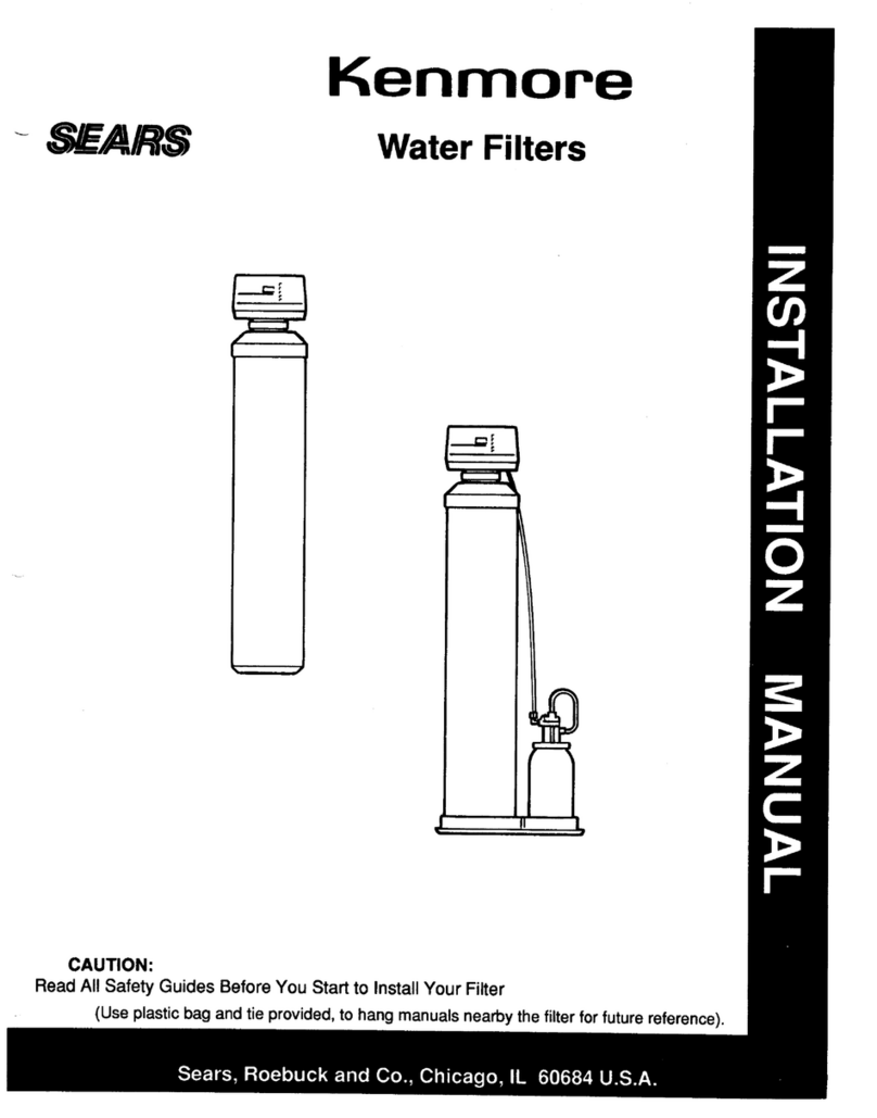 Kenmore INSTALL-OF-SPECIALTY-SYSTEM User manual