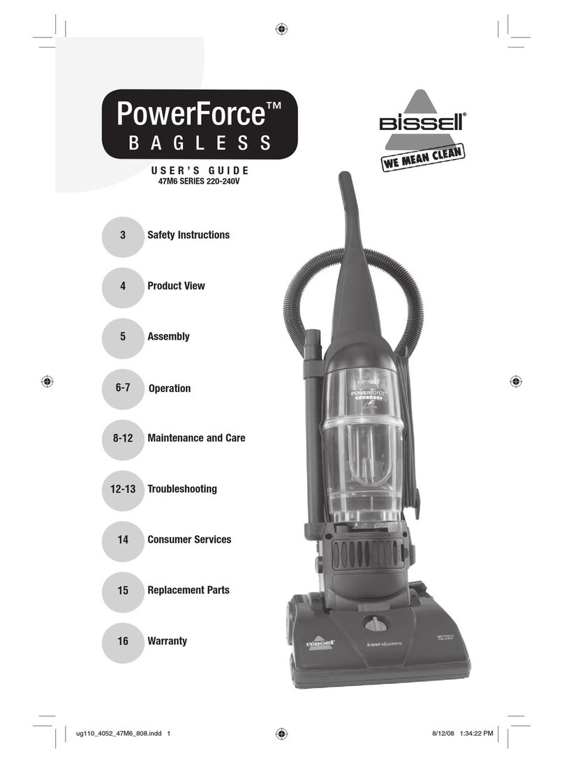 Bissell PowerForce 47M6 Series user guide