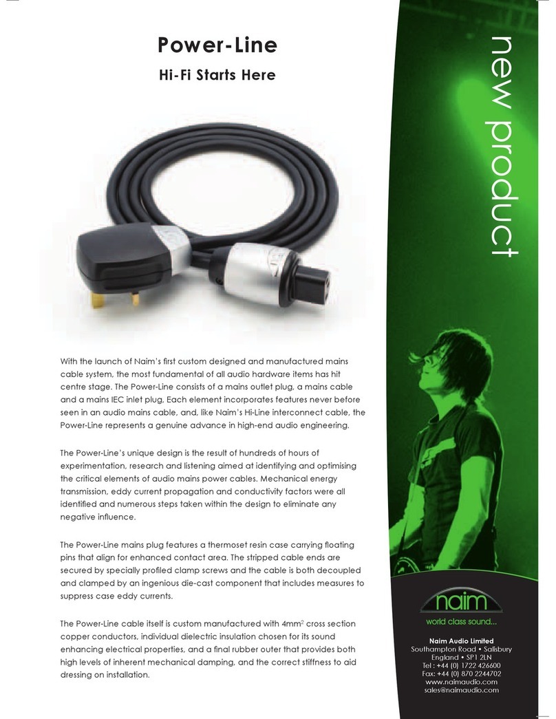 NAIM POWERLINE manual