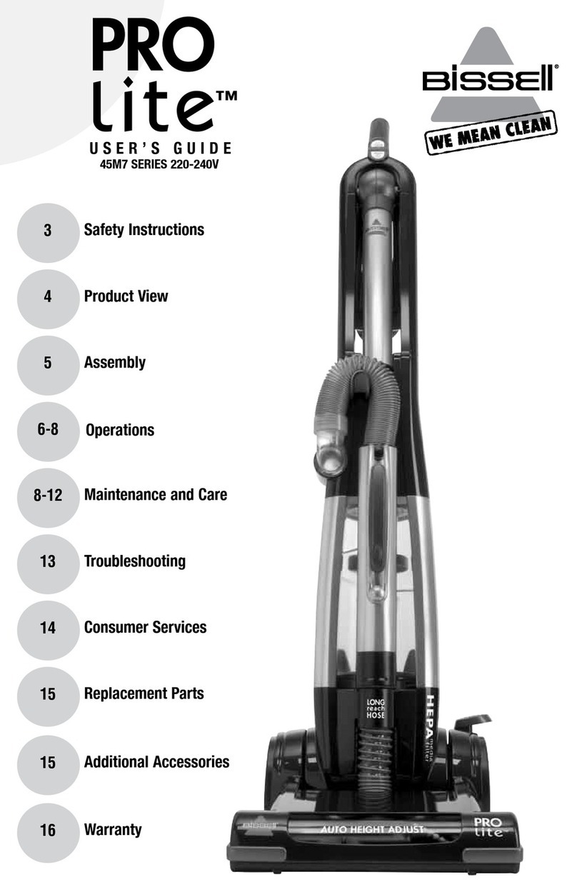 Bissell PROLITE MULTI CYCLONIC User manual