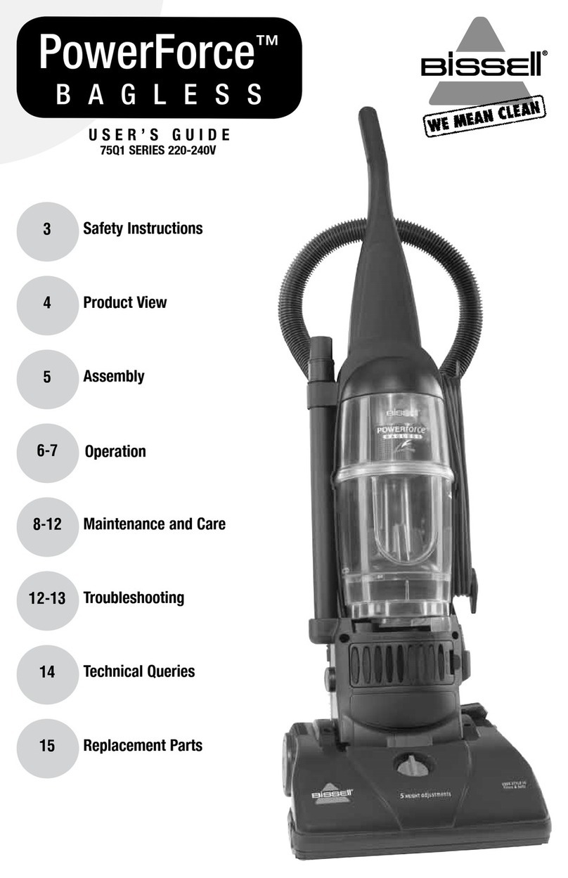Bissell PowerForce 75Q1 Series user guide