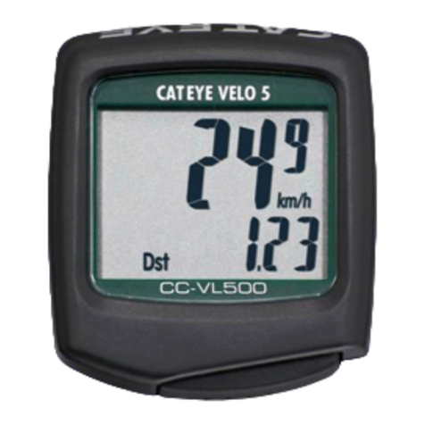 Cateye CC-VL500 User manual