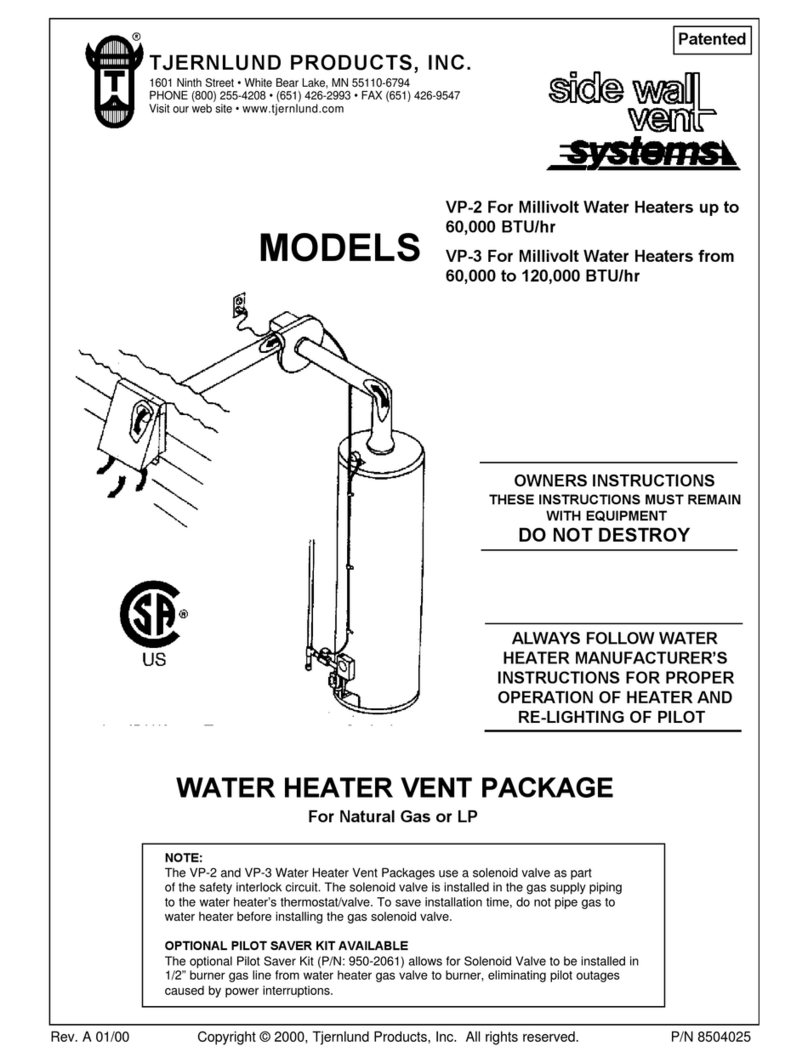 TJERNLUND VP-2, VP-3 8500567 0702 instructions TJERNLUND VP-2, VP-3 8500567 0702 instructions