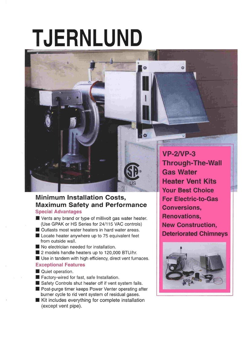 TJERNLUND VP-2, VP-3 8500567 0702 manual