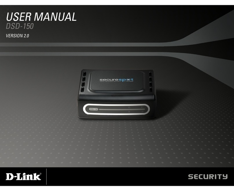 D-Link DSD-150 - SecureSpot Internet Security... User manual D-Link DSD-150 - SecureSpot Internet Security... User manual