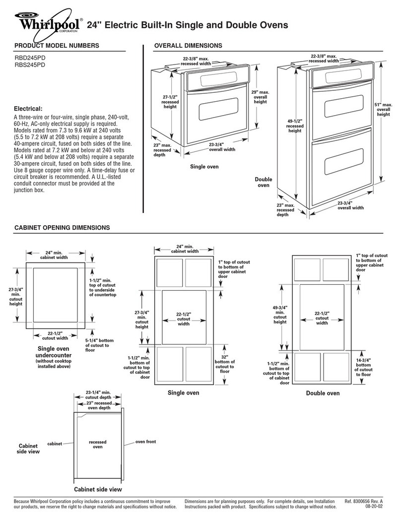 Whirlpool RBD245PDS Dimensions