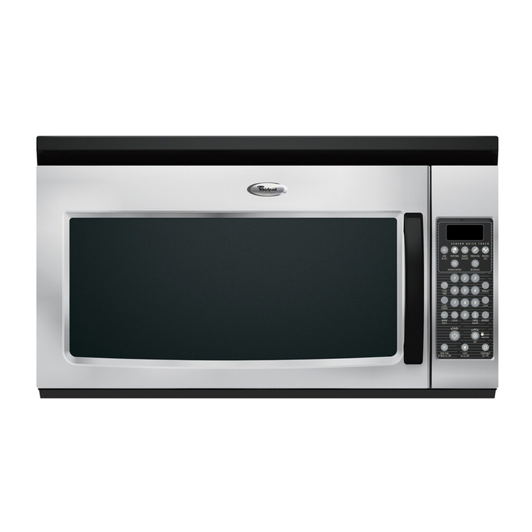 Whirlpool MH1170XS User manual