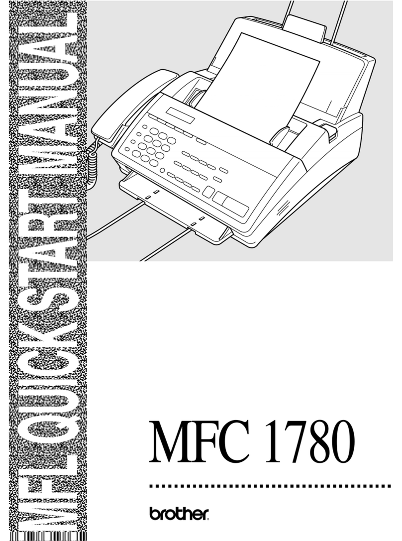 Brother MFC 1780 - B/W Inkjet Printer Specification sheet