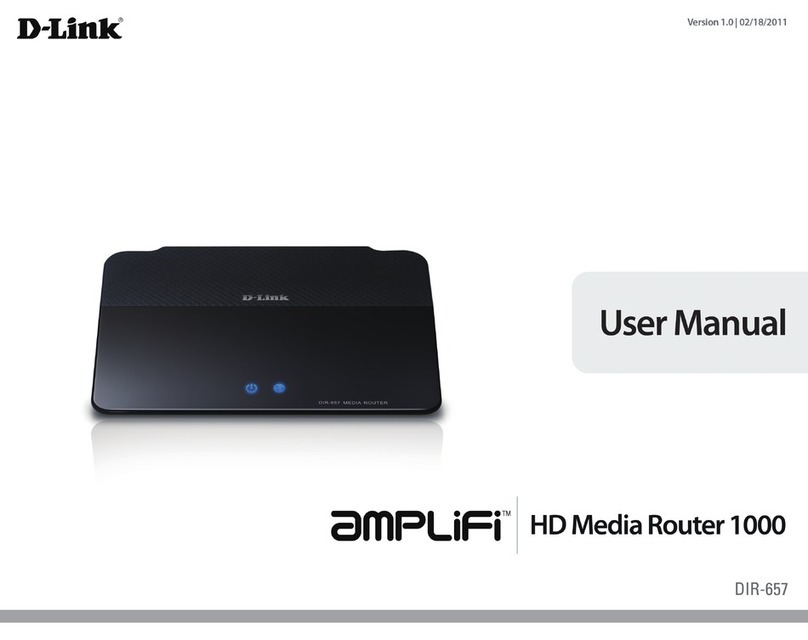 D-Link Amplifi DIR-657 User manual
