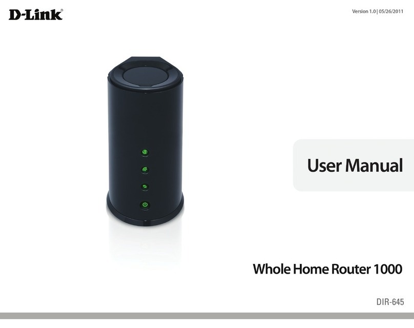 D-Link Amplifi DIR-645 User manual