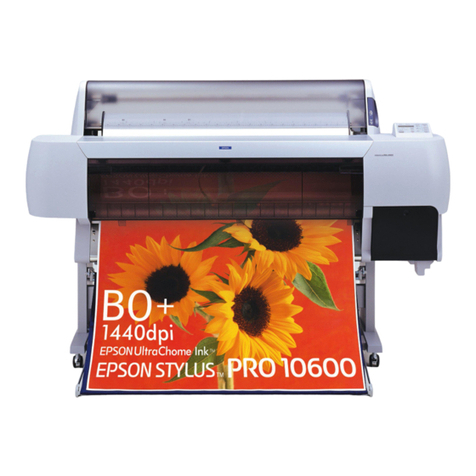 Epson 10600 - Stylus Pro Color Inkjet Printer User manual