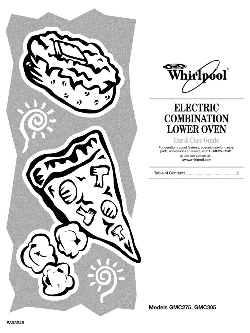 Whirlpool GMC305PRS Use and care guide