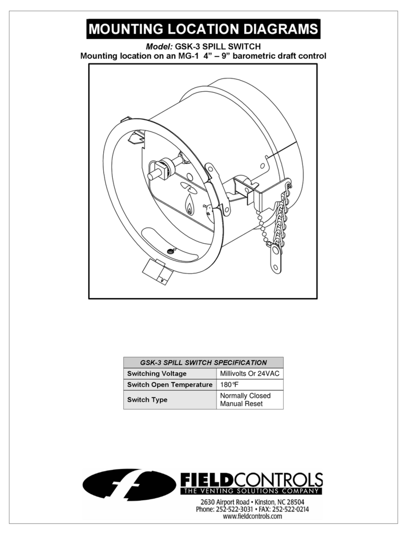 Field Controls 46263200 Quick start guide