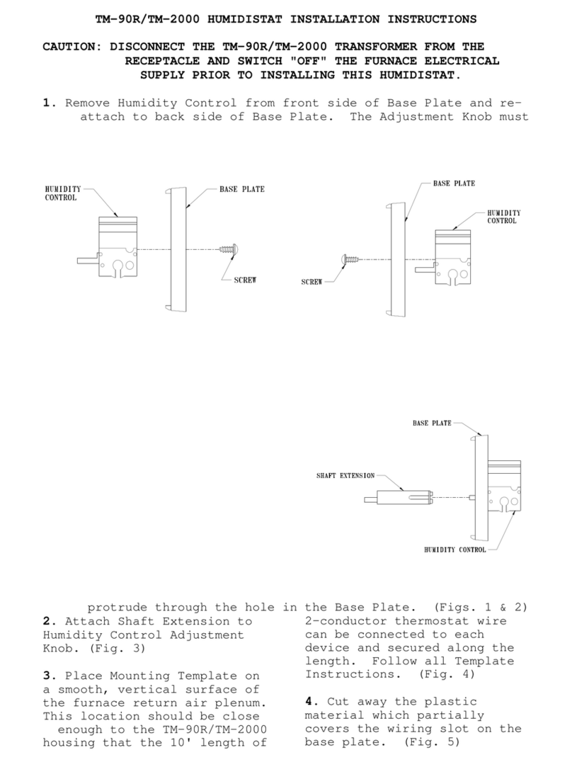 Field Controls TM-2000 User manual