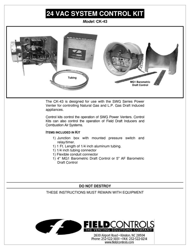 Field Controls CK-43 User manual