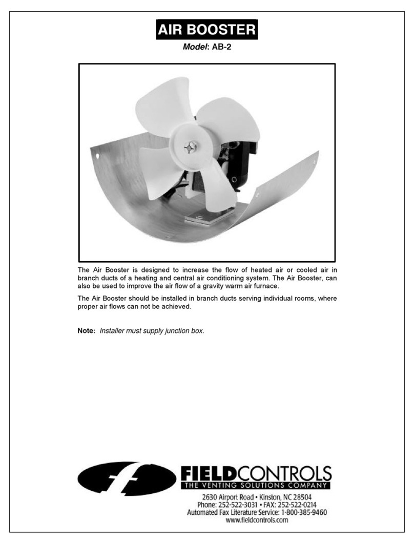 Field Controls 46422800 User manual