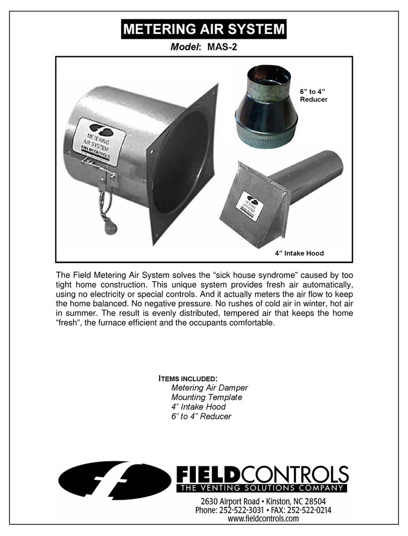 Field Controls 46384700 manual