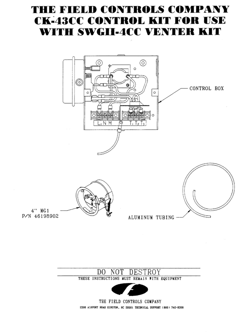 Field Controls SWGII-4CC manual
