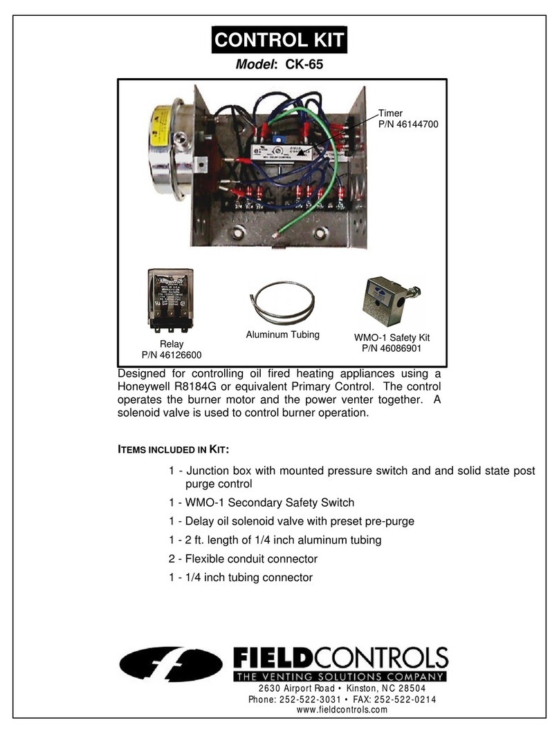 Field Controls 46294900 User manual