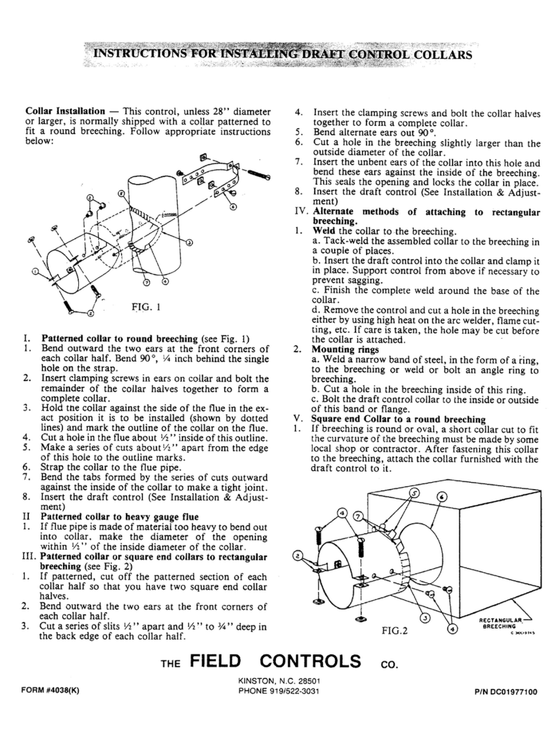 Field Controls 1977100 User manual