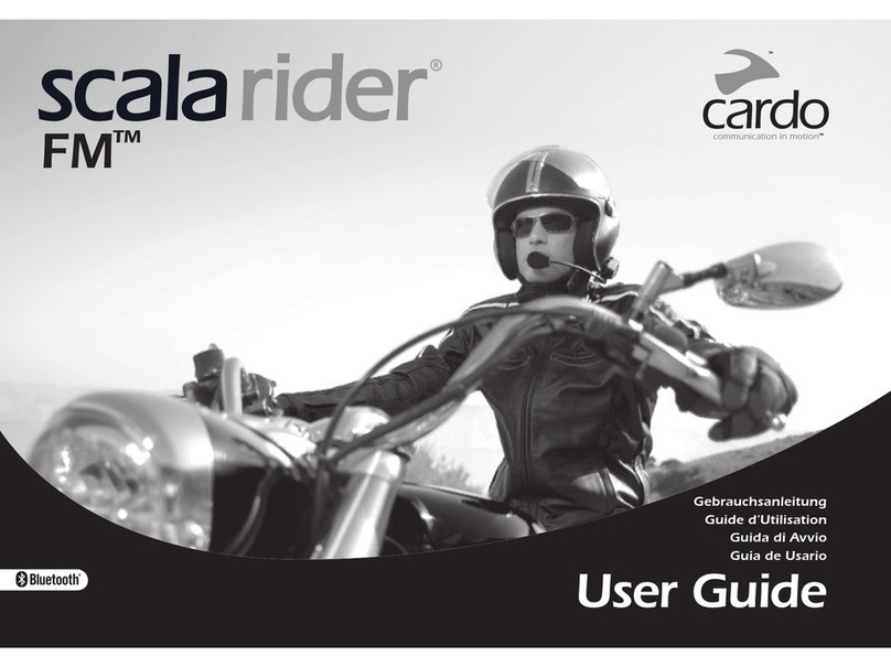 Cardo Systems SCALA RIDER FM - User manual