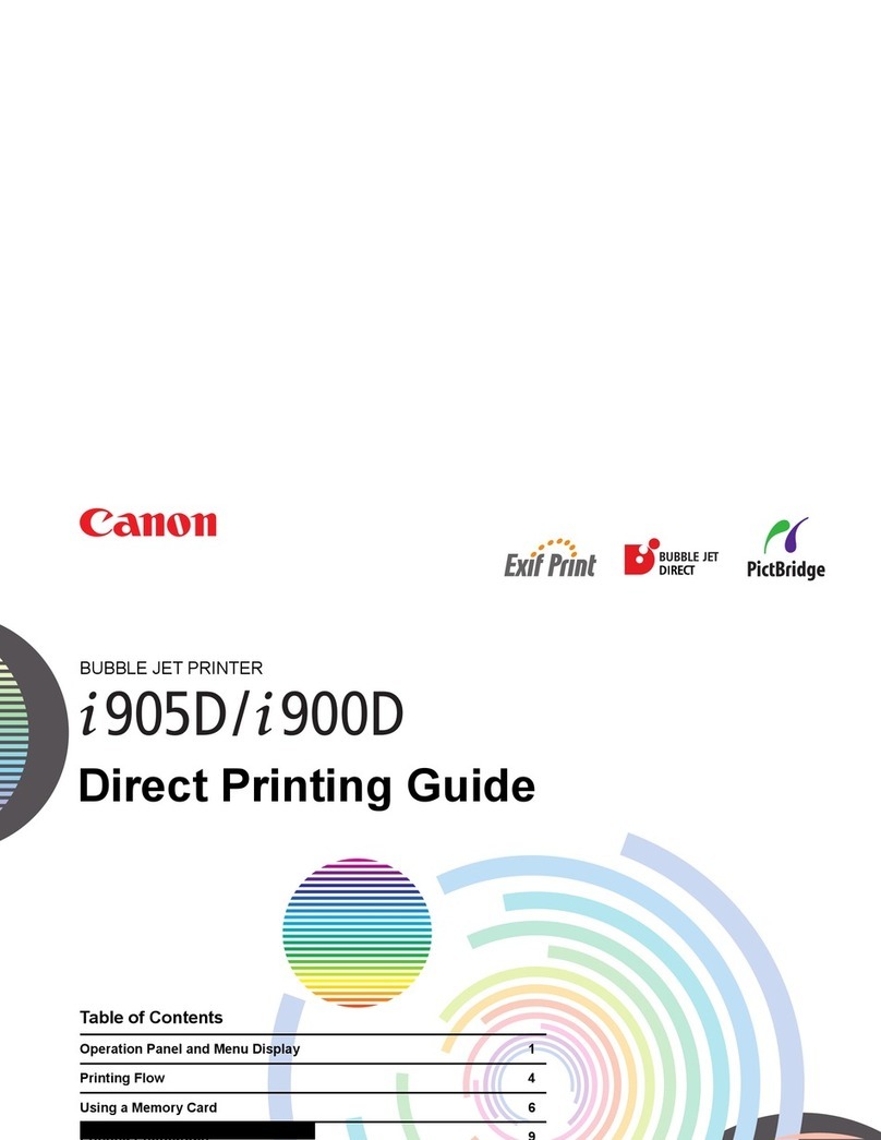 Canon 900D - i Color Inkjet Printer Configuration guide