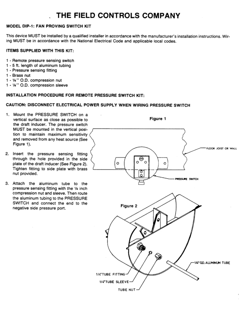 Field Controls 46094300 manual