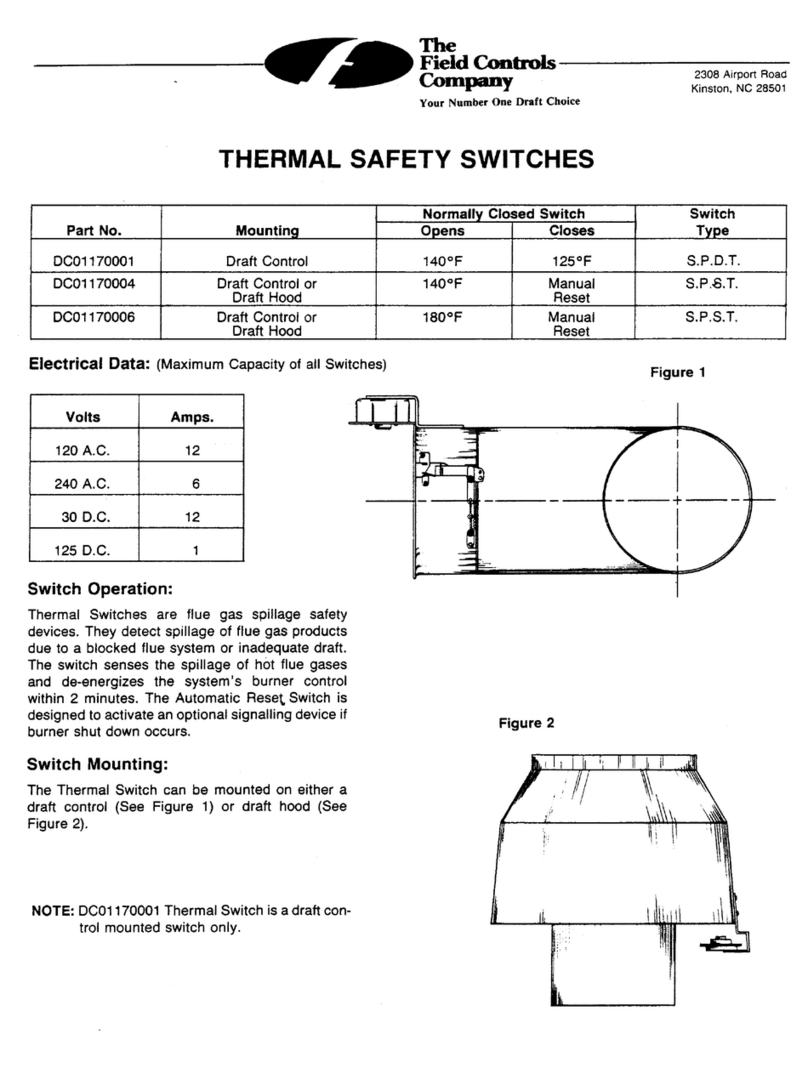 Field Controls 46104600 manual