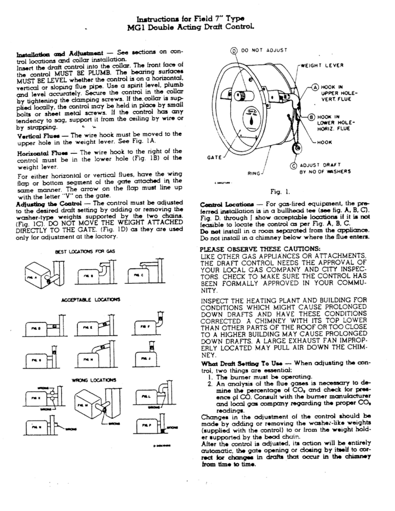 Field Controls 27028 User manual