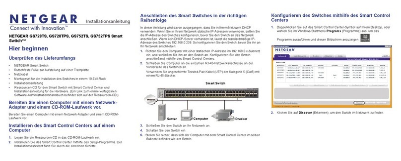 NETGEAR GS728TPS Smart Switch User manual