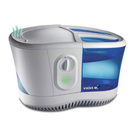Vicks V3500-N - Vicks . Cool Mist Humidifier use and care manual Vicks V3500-N - Vicks . Cool Mist Humidifier use and care manual