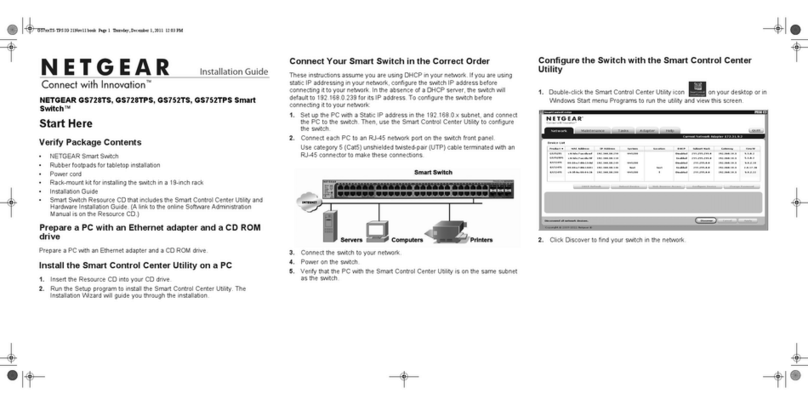 NETGEAR GS728TPS Smart Switch User manual