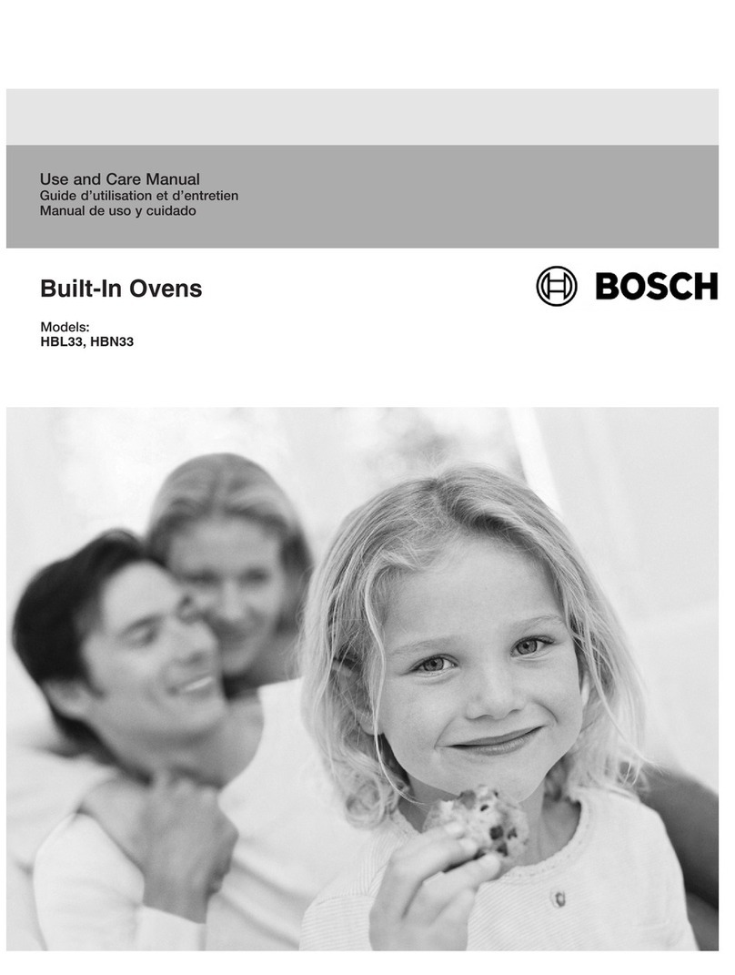 Bosch HBL3350UC - 300 Series, 30" Single Wall Oven User manual