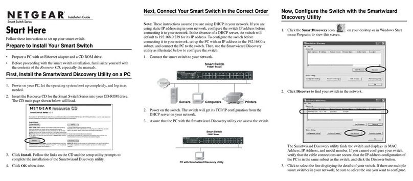 NETGEAR GS724Tv1 - ProSafe Gigabit Smart Switch User manual