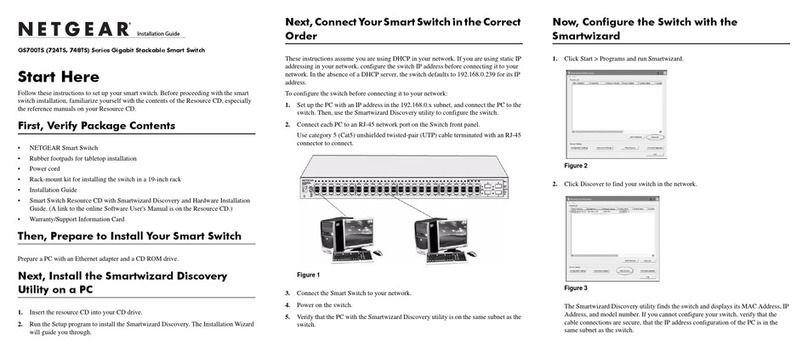 NETGEAR GS724TS - ProSafe 24 Port Gigabit Stackable Smart... User manual
