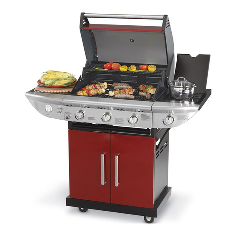 Kenmore 720-0679R - Gas Grill With Side Burner User manual