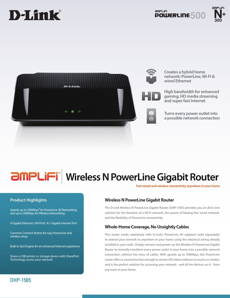 D-Link Amplifi DHP-1565 User manual