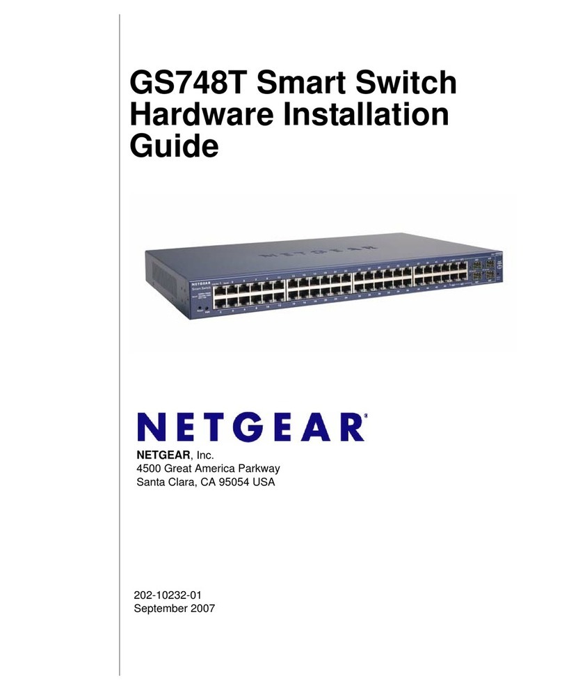 NETGEAR GS748T - ProSafe Smart Switch Manual