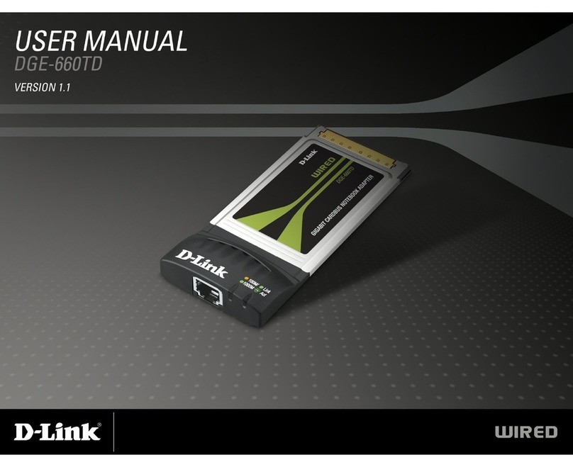 D-Link DGE-660TD User manual