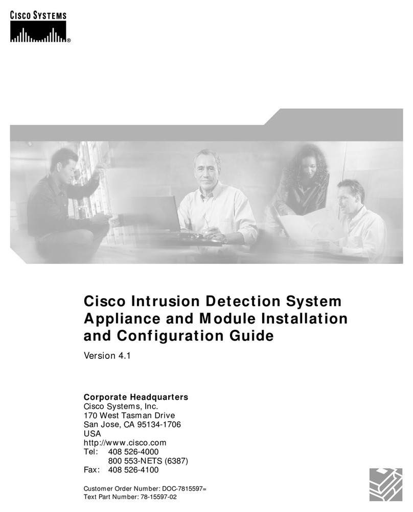 Cisco IDS-4230-FE - Intrusion Detection Sys Fast Ethernet... Operator's manual