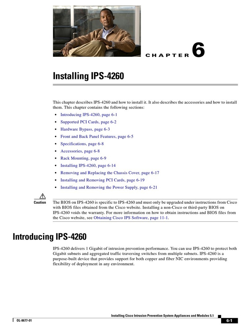 Cisco IPS-4260-K9 - IPS Sensor 4260 Installation Cisco IPS-4260-K9 - IPS Sensor 4260 Installation