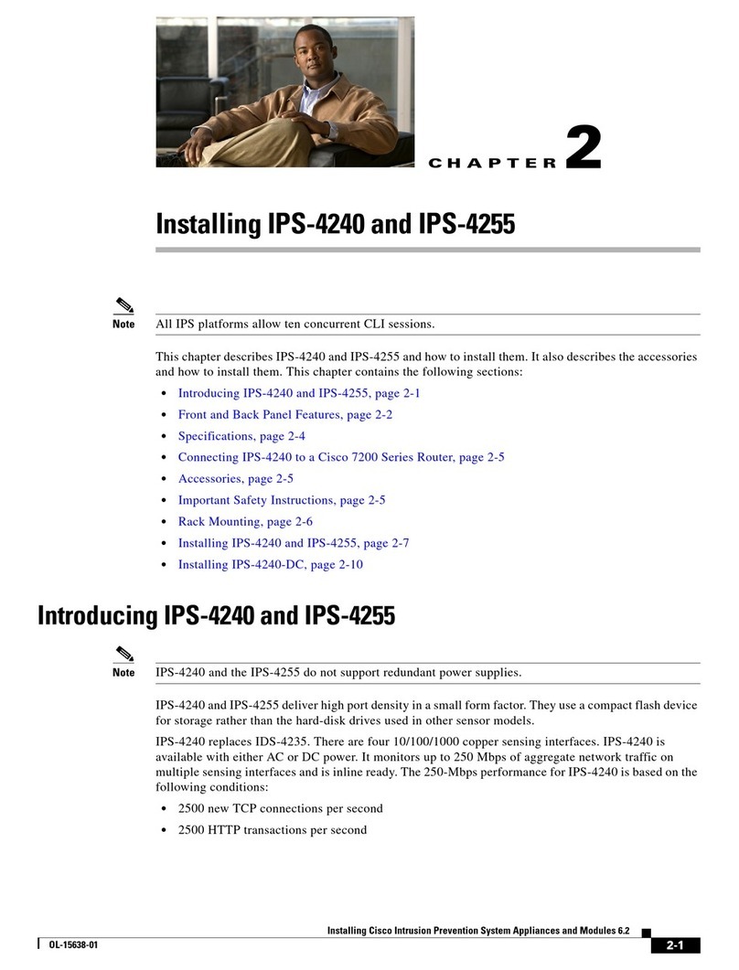 Cisco IPS-4240-K9 - Intrusion Protection Sys 4240 User manual